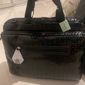 Tous Black Briefcase/Laptop Bag